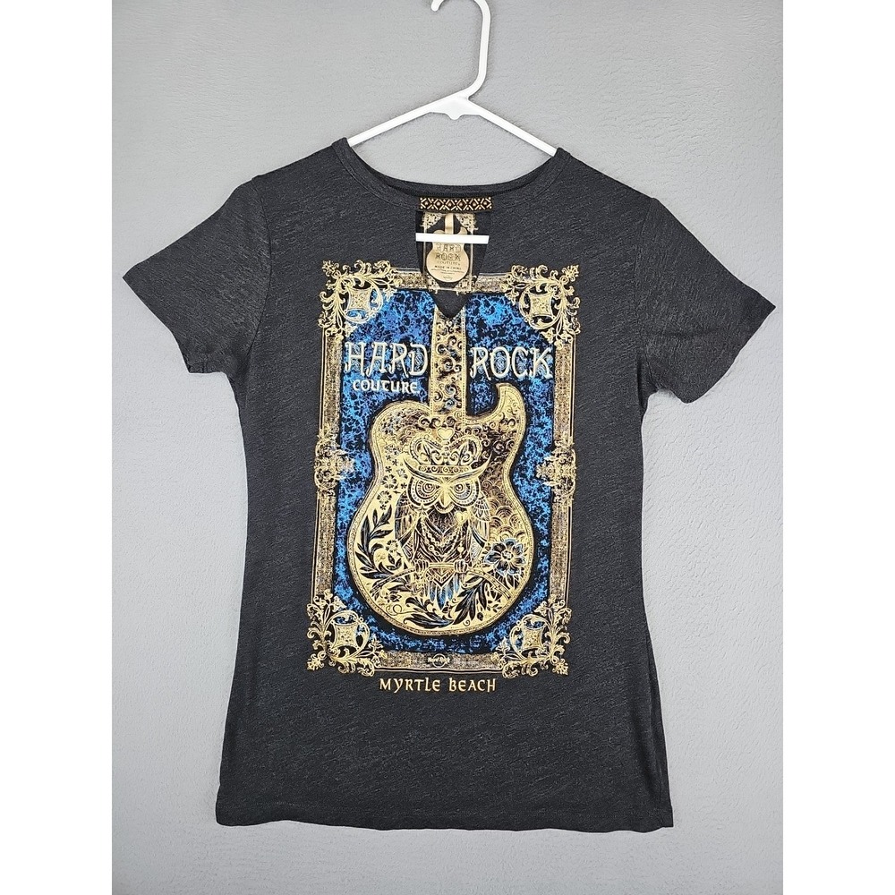 Hard Rock Couture Myrtle Beach Women's Size Small Short Sleeve Shirt